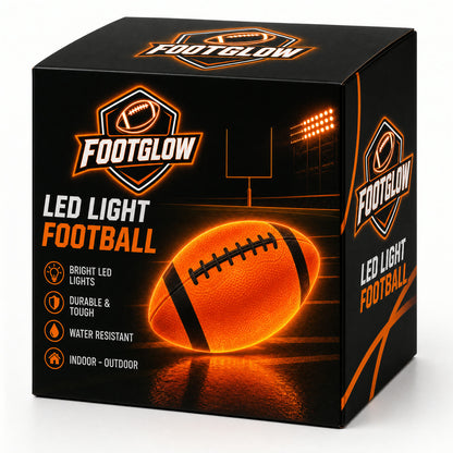 FootGlow LED light football gift box